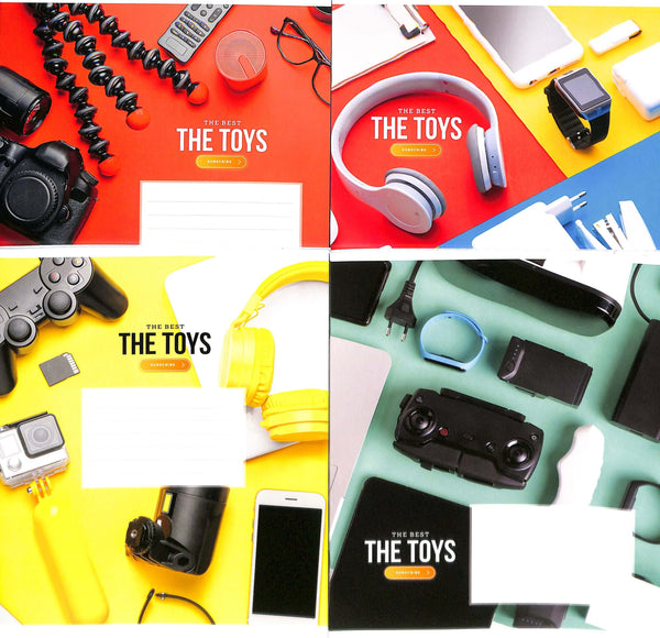 Quaderno in una cella, 18 fogli. /diversi motivi sulla copertina/