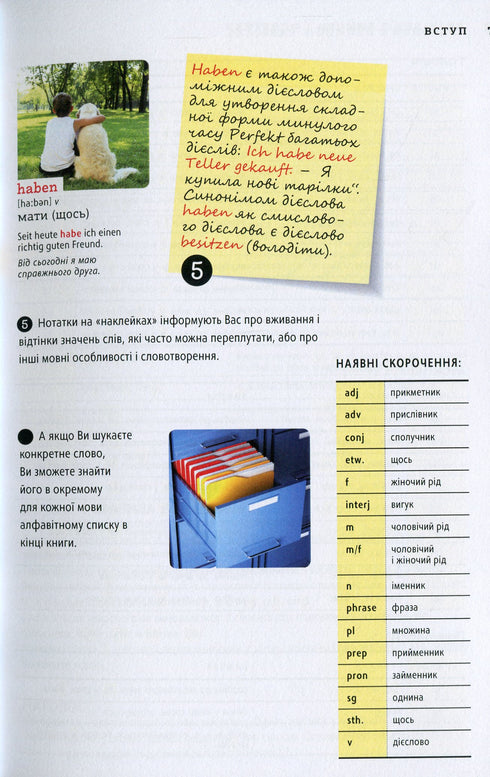 Dizionario visivo tedesco. Immagine per immagine