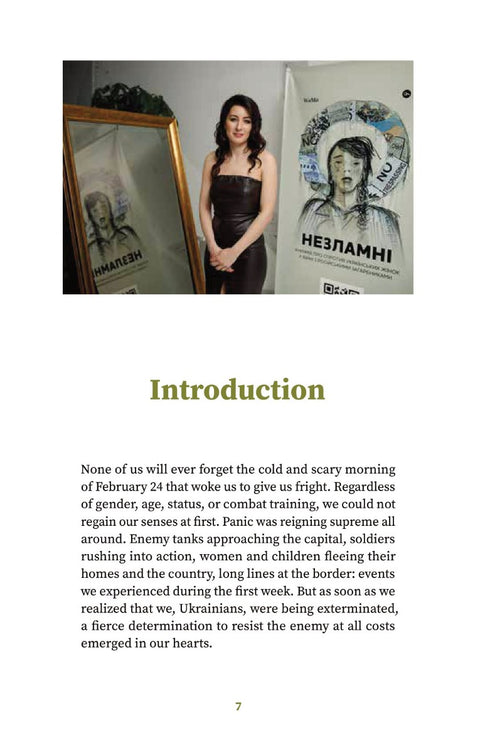 Invincible. А book about the resistance of Ukrainian women in the war against Russian invaders