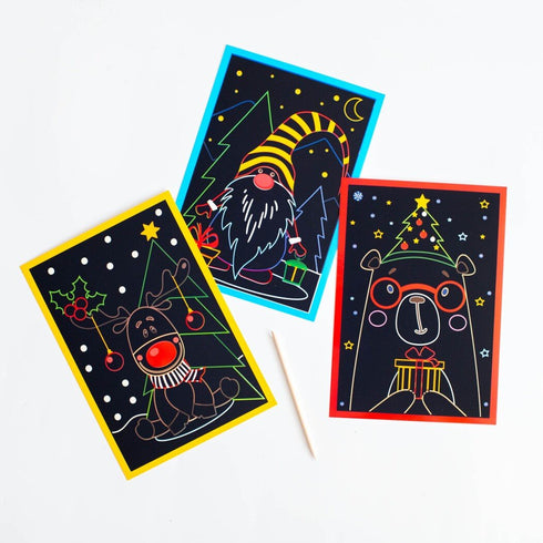 Incisioni a colori e pagine da colorare. Capodanno