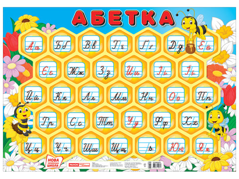 Manifesto. Alfabeto. Nido d'api. (maiuscolo)