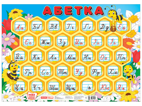 Manifesto. Alfabeto. Nido d'api. (maiuscolo)