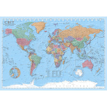 Mappa politica del mondo. 1:30 000 000 (carta/laminata) 100*70 (edizione ucraina)