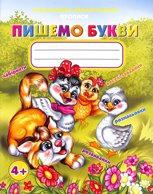 Copybooks. We write letters