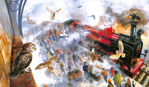 Harry Potter and the Philosopher's Stone, large illustrated edition. Book 1 (Ukrainian Edition)