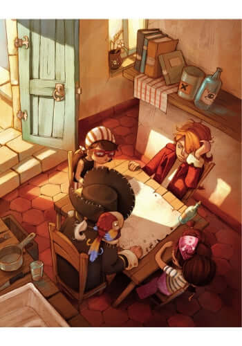 Banda di pirati. Tesoro del pirata Morgan