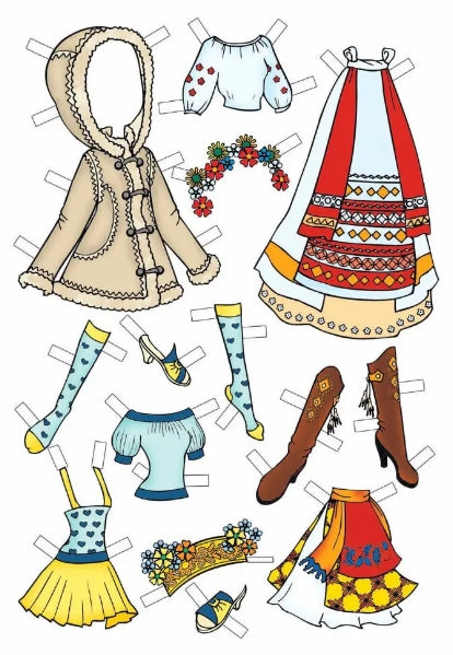 bambola da vestire (rosa)