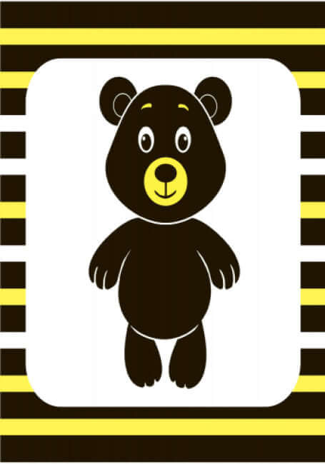 Контрастна книжка для немовляти. Мі-мі-книжка