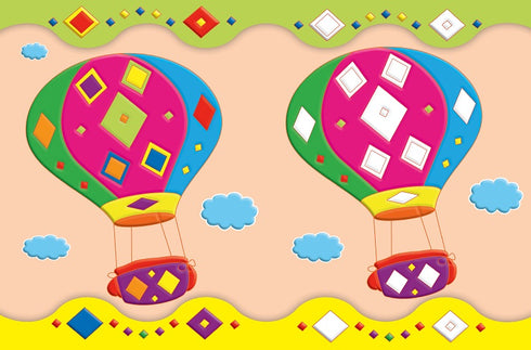 Adesivi educativi per bambini. Locomotiva