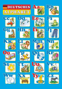 Poster. German alphabet